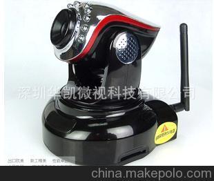 H.264百万高清无线网络摄像机 防水设计搭配10颗红外灯，全天候守护安全